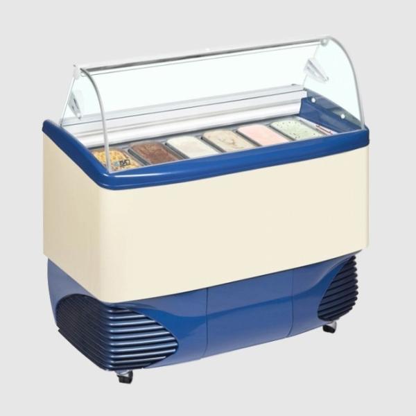 Quality Large Capacity Ice Cream Freezer Display Case Environmental Protection for sale
