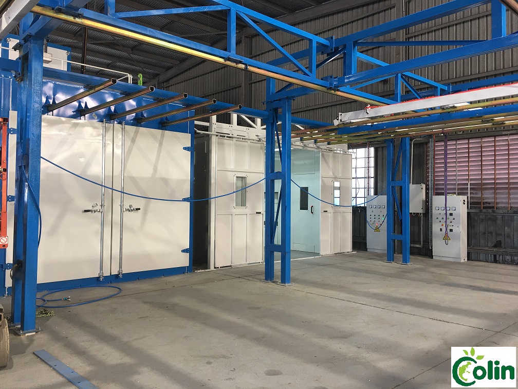 Spray Pretreatment Powder Coating Line