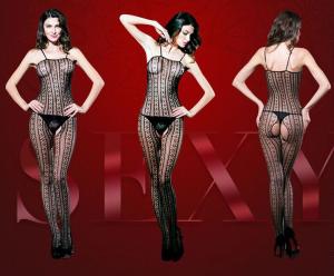 China Cross the back sexy net yarn harness pajamas,night dress suit on sale