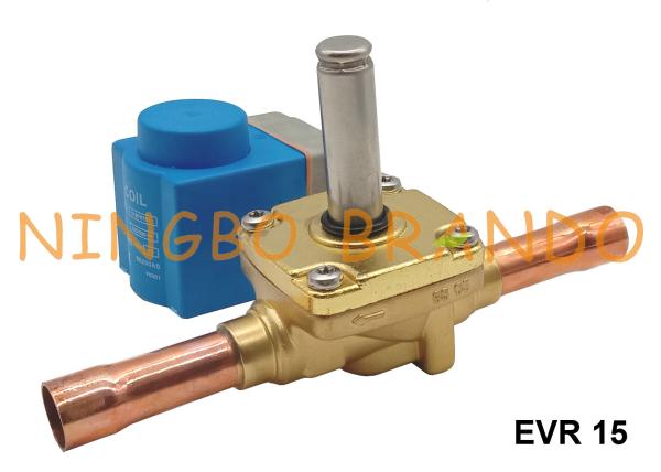 Quality EVR 15 NC 032F1228 5/8'' Danfoss Type Solenoid Valve For Refrigeration for sale