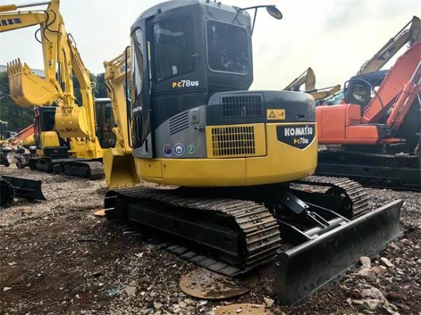 Quality Compact Second Hand Komatsu PC78US Excavator 7 Ton Komatsu Crawler Excavator for sale