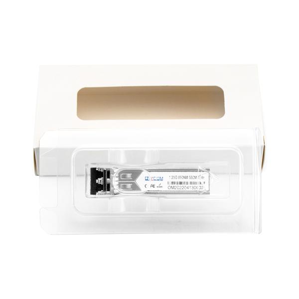 Industrial 1.25G SFP Module 850nm Multimode 550m Duplex LC DDM For Gigabit Switch