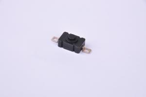 China Black Waterproof Micro Push Button Switch , 2 Pin Toggle Switch 6A 250Vac on sale