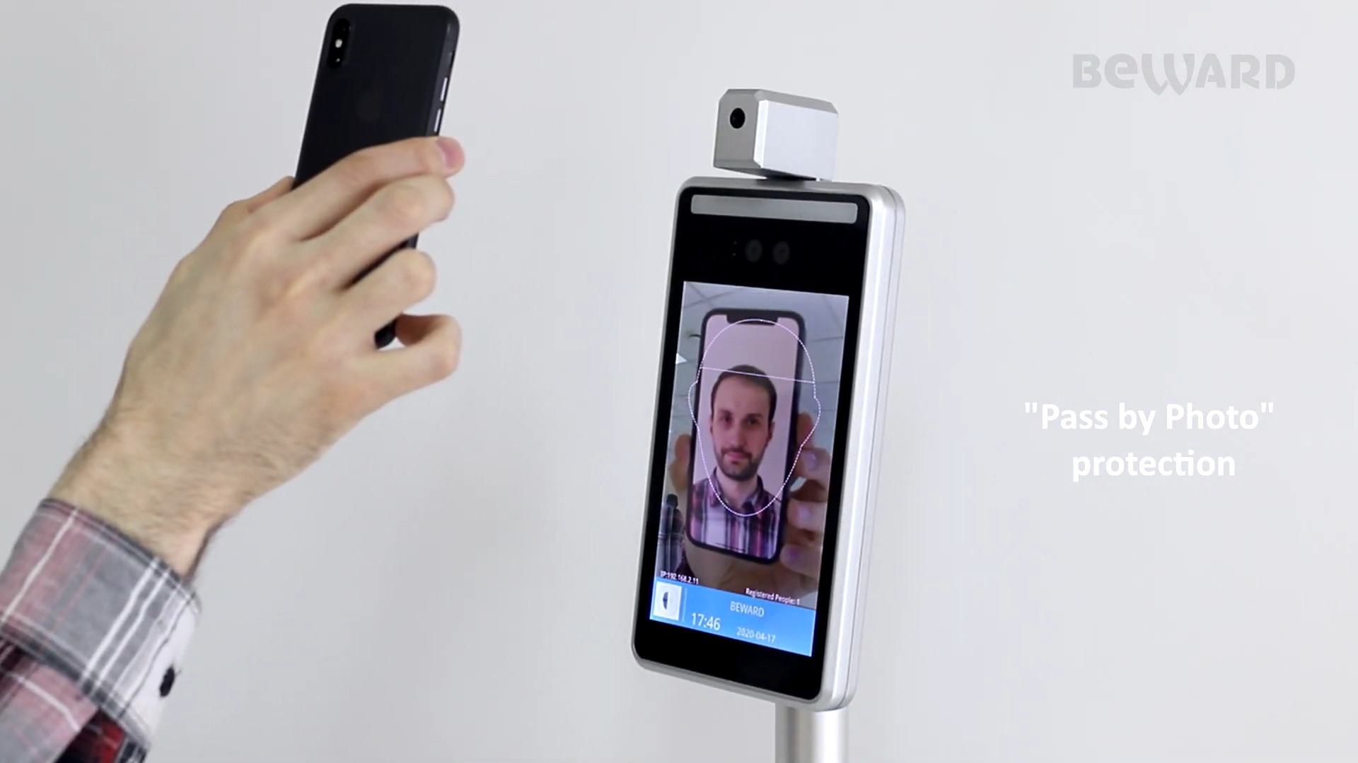 8 Inch 24000 Users 110db Face Recognition Terminal