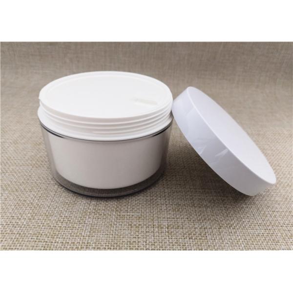 Large Volume Plastic Jar Containers PS / PP / PETG Material Basic Round Shape
