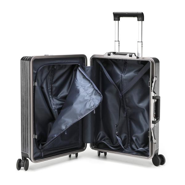 20 Inch Front Open Multi-Function Large Capacity PC Luggage TSA Lock