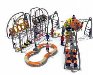 China steel 6 Strand Wire Childrens Rope Climbing Frame Outdoor Playground on sale