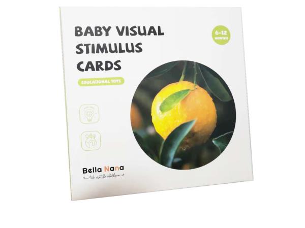Quality Cutomized Baby Newborn Visual Stimulation Cards Animals Plants Flashcards For 6-12 Months for sale