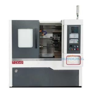 China 2100x1450x1850mm TCK40 Slant Bed Machine CNC Gang Type Lathe Tool Holder on sale