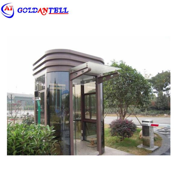 Parking Entrance Modern fire resistant security guard room Nice