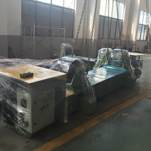 80T Fit Up Pipe Welding Rotator 3 Section Pipe Adjustable For Boiler Tank