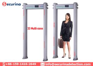 China Elliptic Column Door Frame Security Check Equipment , Walk Through Metal Detector wholesale