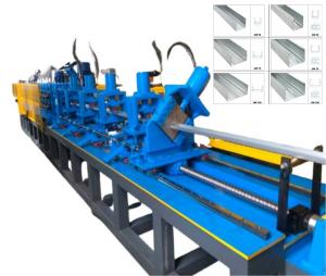 China Automatic Slotted Deflection Track Rolling Forming Machine High Speed wholesale
