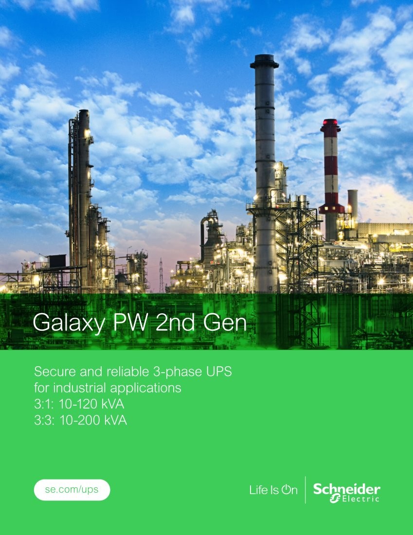 2nd Gen Galaxy PW UPS 100kVA 400VAC 12 Pulse SCR Rectifiers With Input Transformer