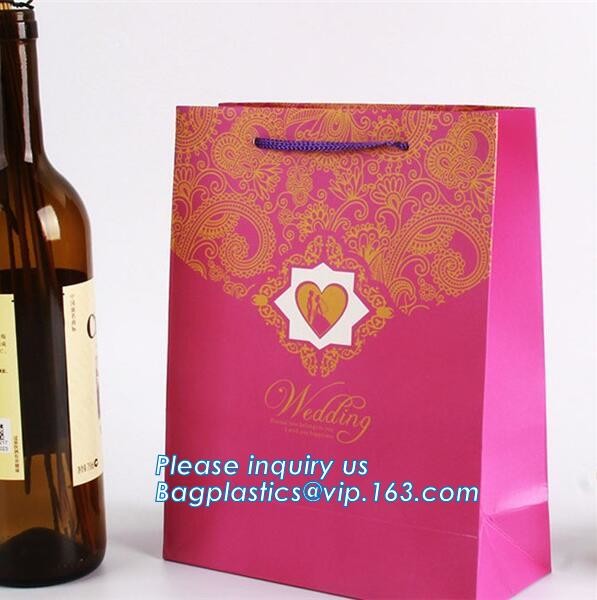 Fashion Custom Printing Luxury Gift Shopping Carrier Paper Bag With Your Own Logo Print,strong twisted handle black leat