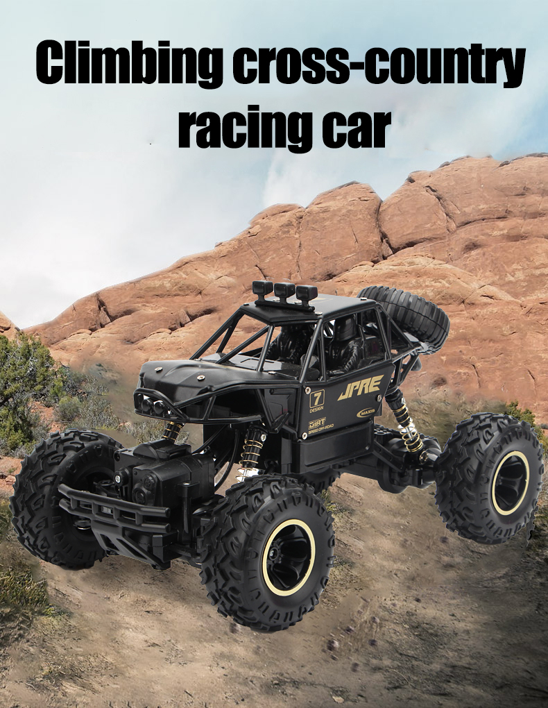 1 18 4WD Electric RC Cars Rechargeable 2.4Ghz Off Road Rock Crawler for Kids Gifts