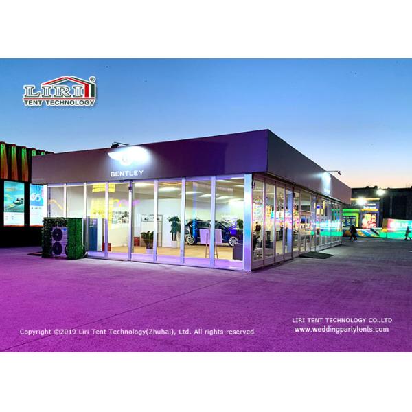 10m Width Clear Span Cube Structure Tent With Thermo Roof