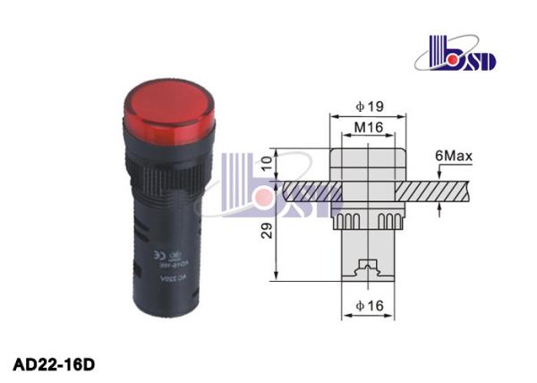 Quality Professional Safe Led Panel Indicator Lights One Year Guarantee for sale