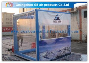 OEM Inflatable Transparent Tent With Removable Walls & Roof for Temporary Storage Shed