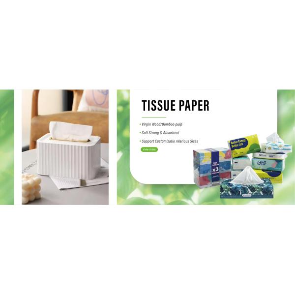 OEM 2/3/4ply 100/150sheets Box Tissue Soft Facial Tissue Bamboo Tissue Paper
