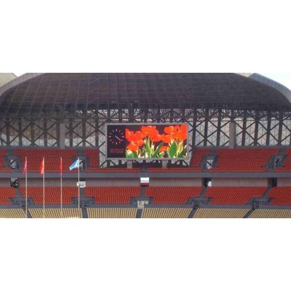 Large Viewing Angle P10mm Large Outdoor LED Display Screens Smooth Display anti-static electricity full color display