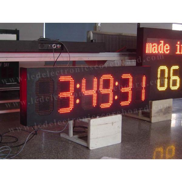 6 Digits Digital Clock Countdown Timer , Bus Station Digital Countdown Clock For Wall