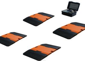 China 800*430 Portable Axle Weigh Scales , 50T Wireless Truck Scales on sale