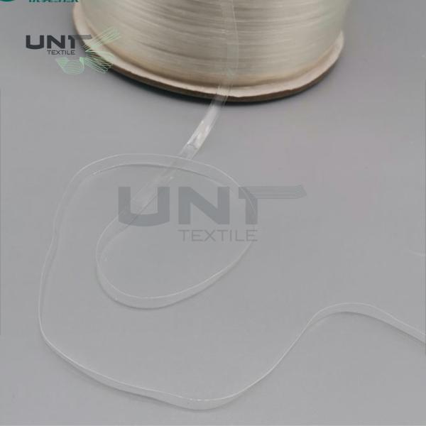 Clear Invisible Elastic Transparent Bra Strap Silicone Mobilon TPU Tape 5mm