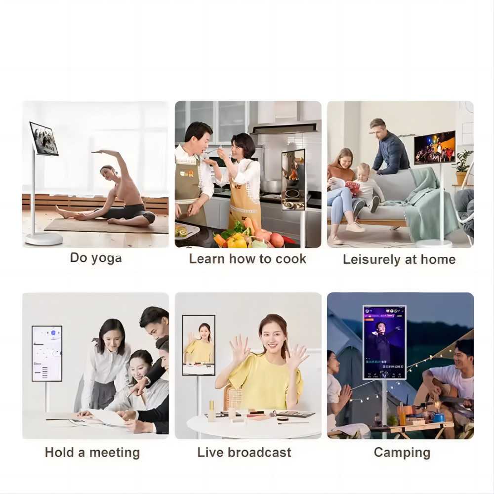 Touch Screen 32 Inch Portable Smart TV Rotatable IPS 1920x1080 10-point Touch G G Technology for Windows XP/7/Linux