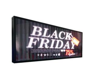 Wireless IP21 400Hz 6000nit LED Scrolling Display Board