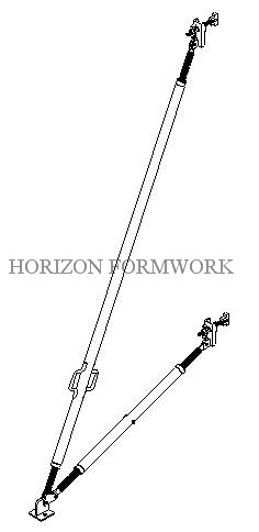 Adjustable Wall Formwork Systems , H20 Beam Metal Formwork For Concrete Columns