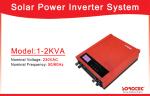 Micro Solar Power Inverters Single Phase / Grid Tie Power Inverter 1~ 2KVA , Red