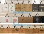 Customized Cut Printed Coated Paper Shopping Bag with Matt Lamination,rope