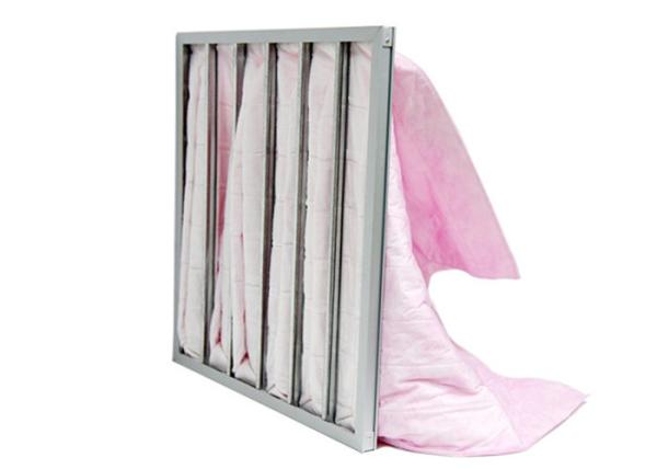 Quality F5-F9 Medium Efficiency Pocket Air Filter Bag With Synthetic Fiber for sale