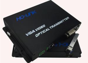 VGA to Composite Video fiber optic Converter Single mode , 20KM distance vga to optical converter