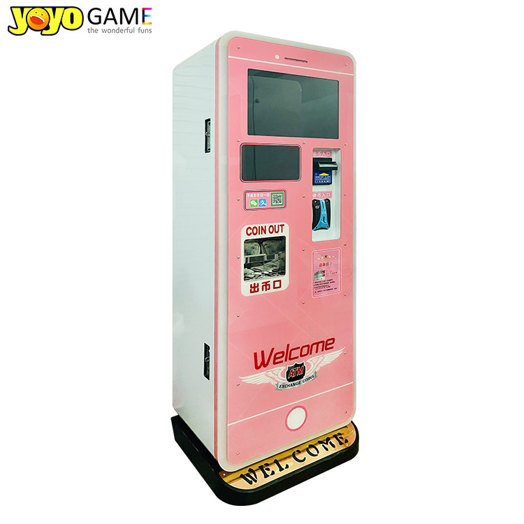 Amusement Coin Exchange Machines Customized Money Changer Coin Exchange Machines For Sale