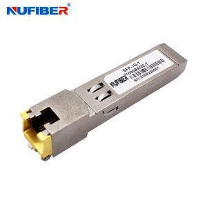 China 1.25 Gigabit Ethernet SFP Module 100m Rj45 SFP Transceiver Copper Module on sale