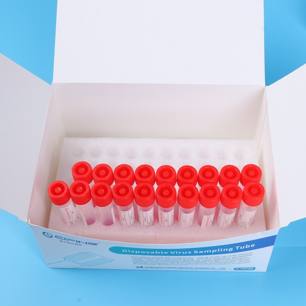 Medium Flocked Disposable Virus Sampling Tube VTM Kit 5ml