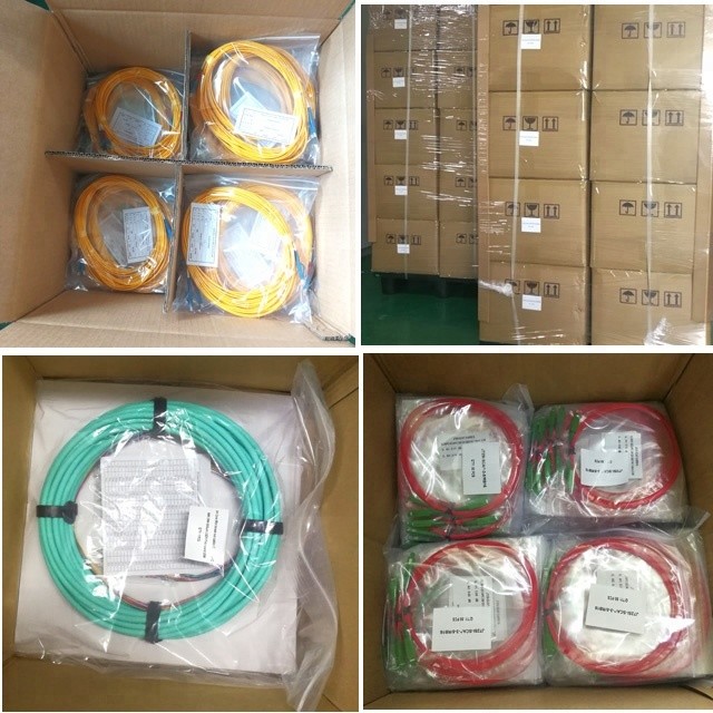 Duplex Simplex 12 Core Fiber Optic Patch Cord Jumper With Custom Color Jacket