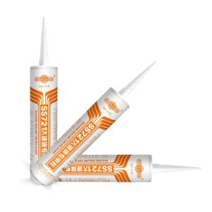 China Translucent White Silicone Caulk Acetoxy Cure Silicone Sealant High Strength wholesale