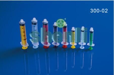 Quality Pp Disposable Hypodermic Syringe 3 Part Syringe 2ml for sale