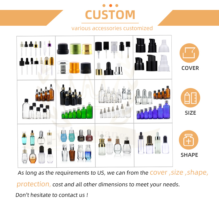 Brown Essential Oil Glass Dropper Bottles Block Light 30ml Amber Bottles With Dropper