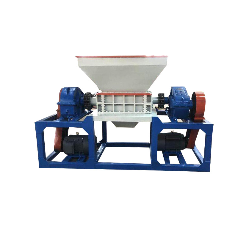 15-24RPM Tire Shredder for Waste Plastic Crusher High Output Scrap Shredder Machine