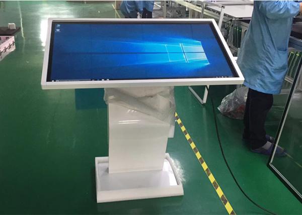 Quality Digital Signage Kiosk 32 Inch 450nits 4k resolution Totem  with touch screen computer kiosk for sale