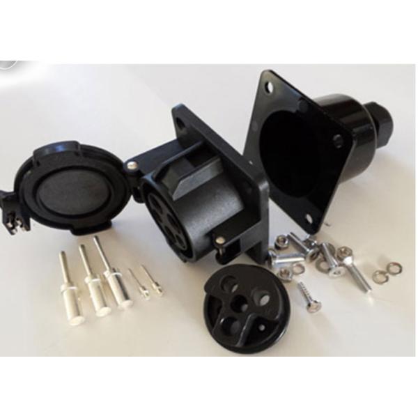 Thermoplastic SAE J1772 Copper Alloy Type 1 EV Socket 250V 32A