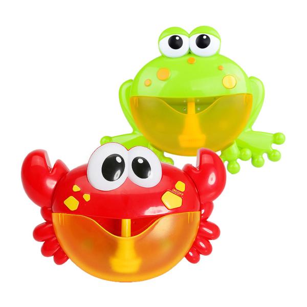 Lightweight Bath Time Bubble Frog , Silicone Fun Bath Toys For Babies