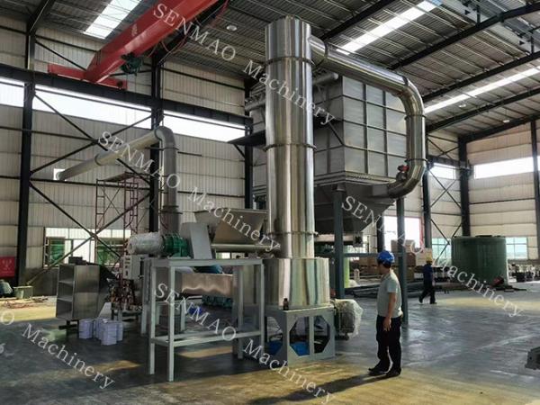 Antimony Trioxide Spin Flash Dryer Machine Steam Heating Barium Carbonate