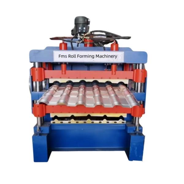 IBR and Corrugated Double Layer Roof sheet Roll Forming Machine For Ppgi Panel Roof