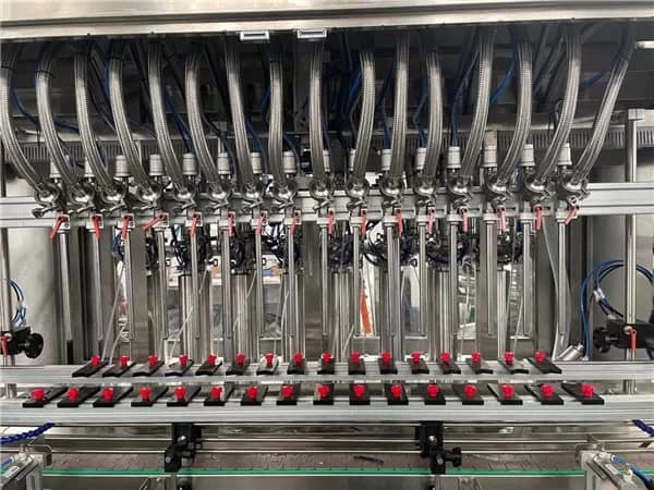 Automatic Volumetric Piston Filling Machine With Multy Heads Servo Driven Inline System