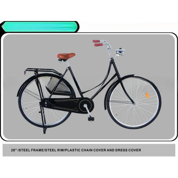 Get Your 28" Dutch Bike Old Style Bicycle in Classic Black